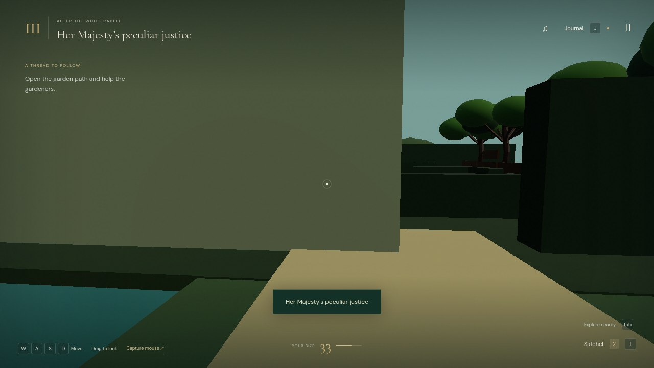 A castle wall covering part of the road into the court during the repair playthrough.