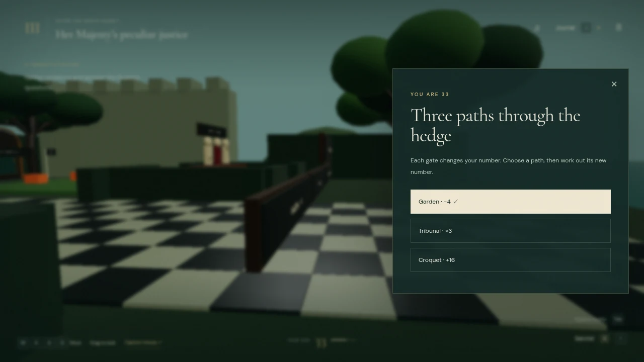 The three paths and their arithmetic controls.