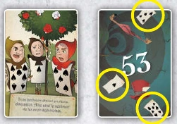 The gardeners match symbols on a card back.