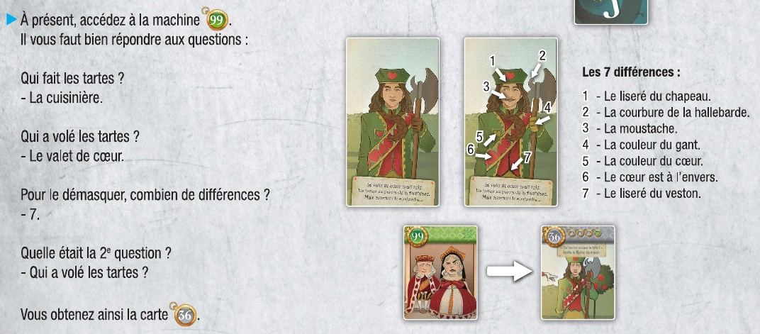 The hearing questions and the Queen in the solution.