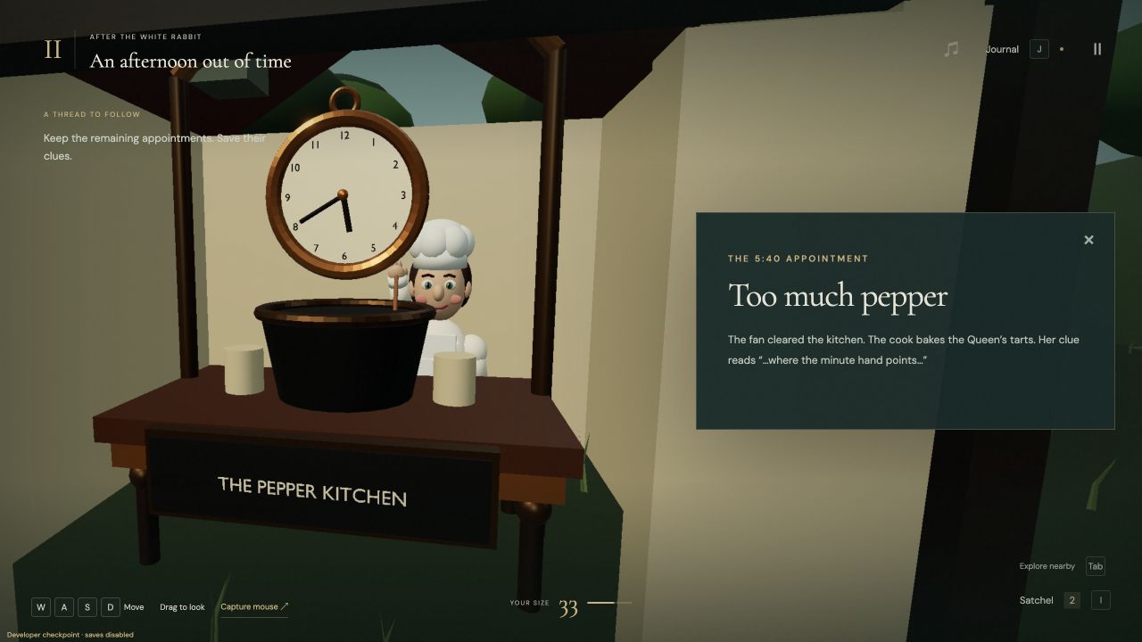 The final cook model after clearing the kitchen.